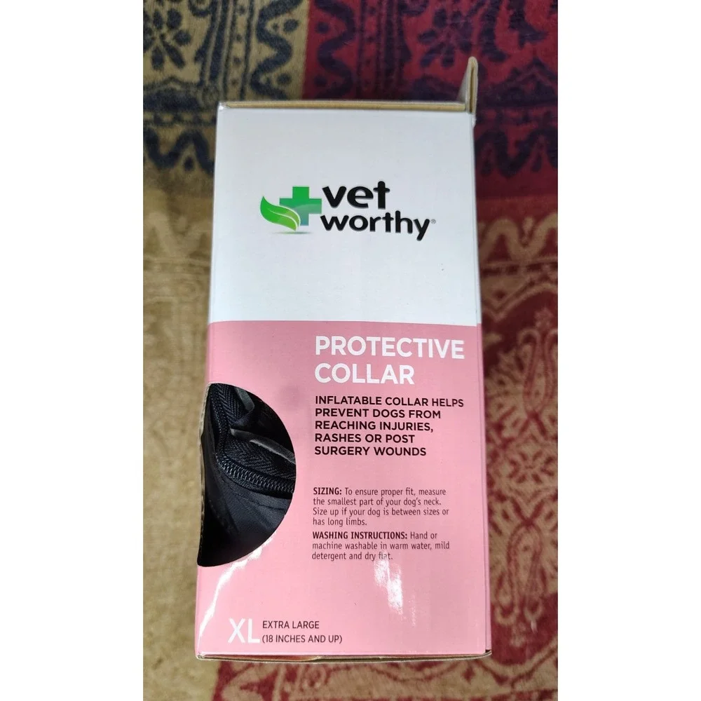 Protective Inflatable Vet Worthy Dog Collar Size X-Large‎ New 18in & Up